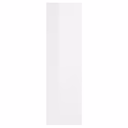 vidaXL Wall Shelf High Gloss White Engineered Wood Hanging Display Cabinet - Additional view 5