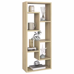 vidaXL Wall Shelf Sonoma Oak Engineered Wood Household Wall Hanging Cabinet - Additional view 3