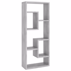 vidaXL Wall Shelf Concrete Grey Engineered Wood Household Wall Display Shelf
