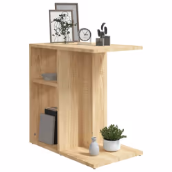 vidaXL Side Table Sonoma Oak Engineered Wood Sofa End Table Magazine Rack