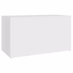 vidaXL Storage Chest White Engineered Wood Cabinet Trunk Container Box Set - Additional view 5