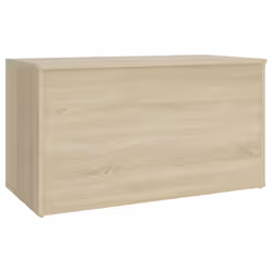 vidaXL Storage Chest Sonoma Oak Engineered Wood Cabinet Trunk Container Box