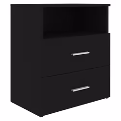 VidaXL 803275 nightstand/bedside table Black - Additional view 5