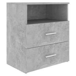 VidaXL 803280 nightstand/bedside table Concrete colour