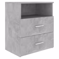VidaXL 803281 nightstand/bedside table Concrete colour - Additional view 5