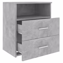 VidaXL 803281 nightstand/bedside table Concrete colour - Additional view 6