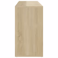 vidaXL Shoe Bench Sonoma Oak Engineered Wood Shoe Cabinet Organiser Storage - Additional view 6