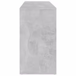vidaXL Shoe Bench Concrete Grey Engineered Wood Shoe Cabinet Organiser Storage - Additional view 6