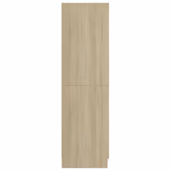 vidaXL Wardrobe Sonoma Oak Engineered Wood Clothing Cabinet Home Organiser - Additional view 7