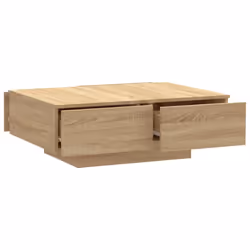 vidaXL Coffee Table Sonoma Oak Engineered Wood Home Living Room Couch Table - Additional view 5