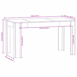VidaXL 804205 kitchen/dining table - Additional view 5