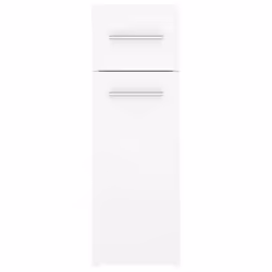 vidaXL Apothecary Cabinet White Engineered Wood Storage Cabinet Home Organiser - Additional view 6