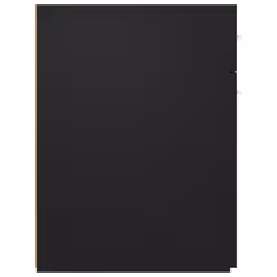 vidaXL Apothecary Cabinet Black Engineered Wood Storage Cabinet Home Organiser - Additional view 8