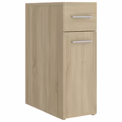 vidaXL Apothecary Cabinet Sonoma Oak Engineered Wood Storage Cabinet Organiser - Additional view 3
