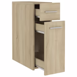 vidaXL Apothecary Cabinet Sonoma Oak Engineered Wood Storage Cabinet Organiser - Additional view 6