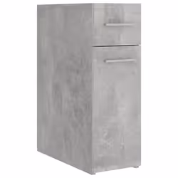 vidaXL Apothecary Cabinet Concrete Grey Engineered Wood Cabinet Organiser