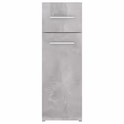 vidaXL Apothecary Cabinet Concrete Grey Engineered Wood Cabinet Organiser - Additional view 6