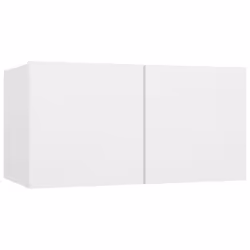 vidaXL Hanging TV Cabinet White Home Entertainment Centre TV Stand Wall Unit