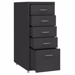 vidaXL Mobile File Cabinet Anthracite Metal Office Storage File Filing Cabinet - Additional view 4