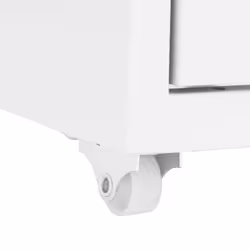 vidaXL Mobile File Cabinet Metal Storage Filing Cabinet Multi Colours/Models - white, 8 drawers - Additional view 6