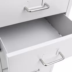 vidaXL Mobile File Cabinet Metal Storage Filing Cabinet Multi Colours/Models - grey, 8 drawers - Additional view 5