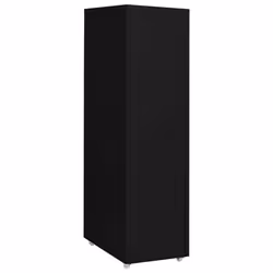 vidaXL Mobile File Cabinet Black Metal Office Storage File Filing Cabinet - Additional view 4