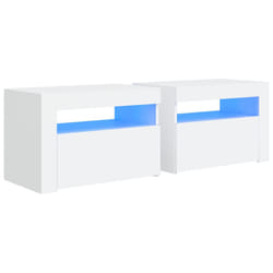 VidaXL 3080734 nightstand/bedside table White