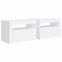 VidaXL 3080734 nightstand/bedside table White