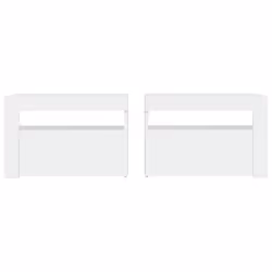 VidaXL 3080734 nightstand/bedside table White - Additional view 4