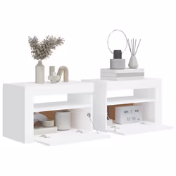 VidaXL 3080734 nightstand/bedside table White - Additional view 7