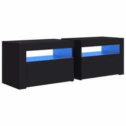 VidaXL 3080735, Black, Wood, 600 mm, 350 mm, 400 mm, 1 pc(s)
