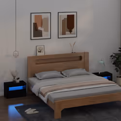 VidaXL 3080735 nightstand/bedside table Black