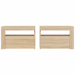 VidaXL 3080737 nightstand/bedside table Oak - Additional view 4