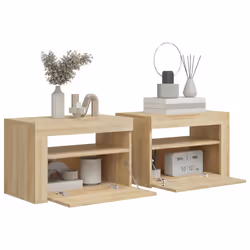 VidaXL 3080737 nightstand/bedside table Oak - Additional view 7