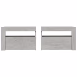 VidaXL 3080738 nightstand/bedside table Concrete colour - Additional view 4
