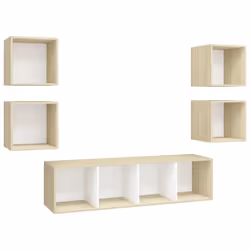 VidaXL 3079624, White, Wood, Wood, 370 mm, 370 mm, 1420 mm