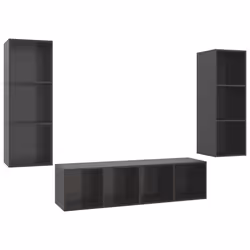 VidaXL 3079753, Grey, Wood, Wood, 1 pc(s)