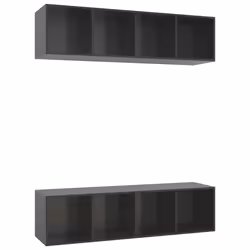 VidaXL 3079789, Grey, Wood, Wood, 370 mm, 370 mm, 1425 mm