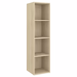 vidaXL 2 Piece TV Cabinet Set Sonoma Oak Engineered Wood - Additional view 4