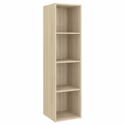 vidaXL 3 Piece TV Cabinet Set Sonoma Oak Engineered Wood - Additional view 5