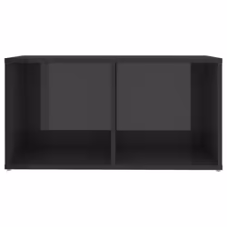 vidaXL 2x TV Cabinets High Gloss Grey Engineered Wood Hanging TV Unit Cabinet - Additional view 4