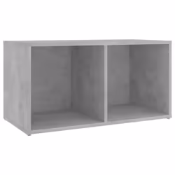 vidaXL TV Cabinet Set 3 Piece Concrete Grey Chipboard Home Furniture TV Stand
