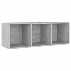 vidaXL TV Cabinet Set 3 Piece Concrete Grey Chipboard Home Furniture TV Stand - Additional view 5