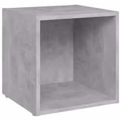 vidaXL TV Cabinet Set 8 Piece Concrete Grey Chipboard Lowboard Living Room - Additional view 5