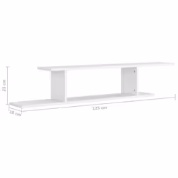 VidaXL 806989 shelve Wood White - Additional view 7
