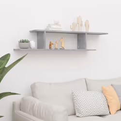VidaXL 806993 shelve Wood Grey - Additional view 3