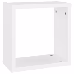 vidaXL 4x Wall Cube Shelves White Storage Wall Hanging Floating Shelf Unit - Additional view 7