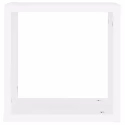 vidaXL 4x Wall Cube Shelves White Storage Wall Hanging Floating Shelf Unit - Additional view 8