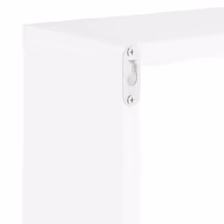 vidaXL 6x Wall Cube Shelves White Storage Wall Hanging Floating Shelf Unit - Additional view 10