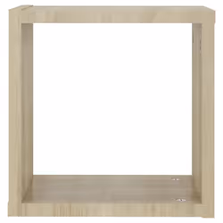 vidaXL 4x Wall Cube Shelves Sonoma Oak Storage Wall Hanging Floating Shelf - Additional view 8